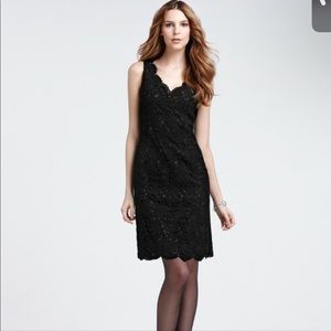 Ann Taylor Black Lace Dress